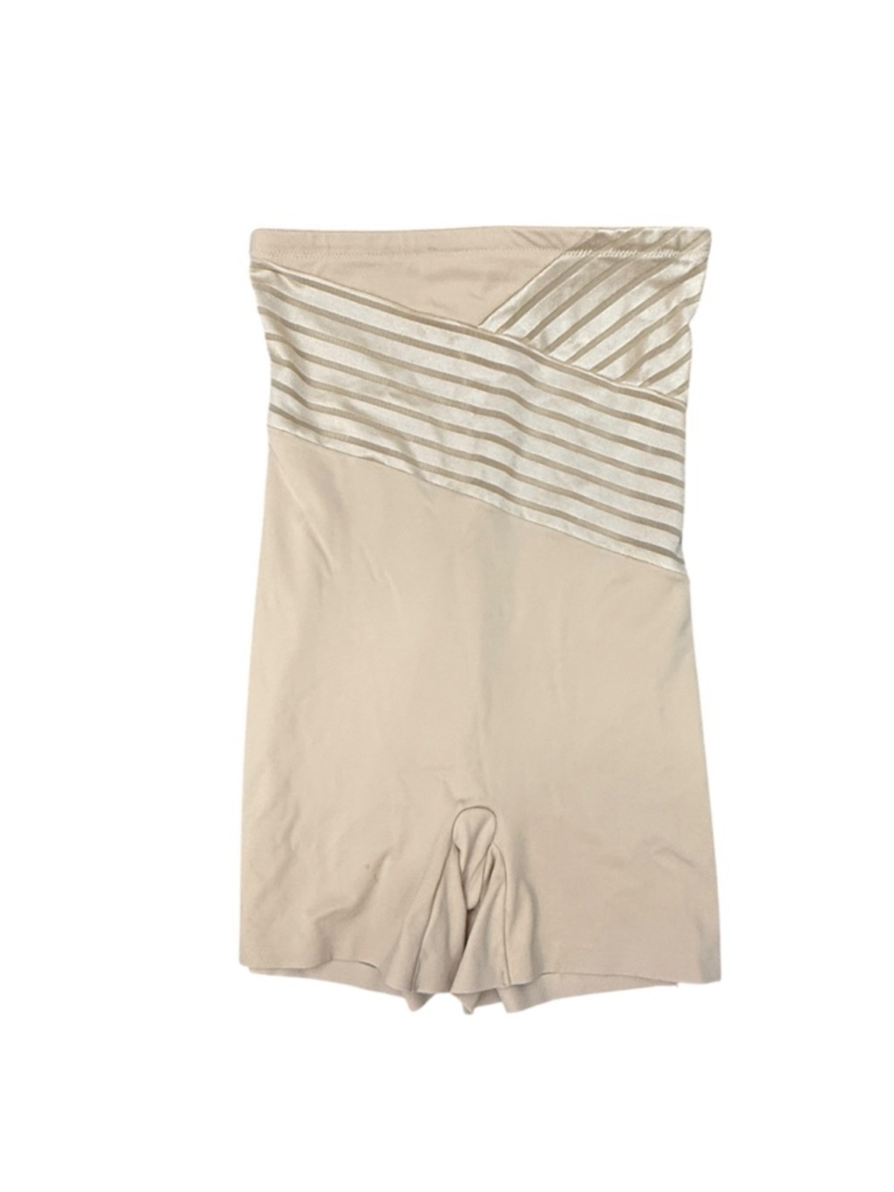 Spanx Assets Red Hot Label Nude Beige Strapless Shapewear Slip Shorts XL - Picture 2 of 5
